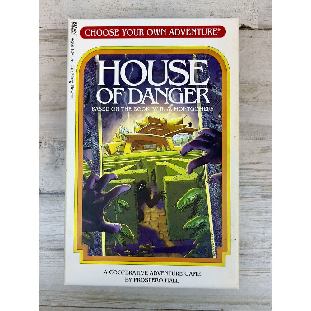 Choose Your Own Adventure Board Game House of Danger 2018 Excellent Condition